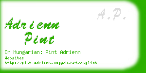 adrienn pint business card